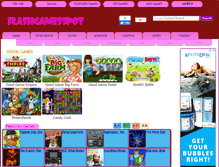 Tablet Screenshot of flashgamesspot.com